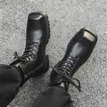 Мужские ботинки Cahhrrn X Martin Boot Men Beige Weishibangwei - фото 5