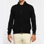 Шерстяной свитер обычного кроя Emporio Armani, черный - фото