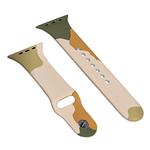 IBOANN Часы Strap Apple Compatibility Silicone Material, Morandi Color Block Strap-Grapefruit Lime - фото 4