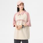 Футболка поло унисекс SESAME STREET, бежево-серая - фото 10