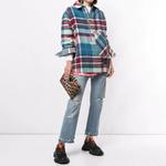 Пледовая шерстяная рубашка WE11DONE - фото 5