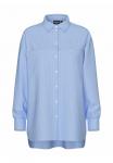 Блуза Pieces Button-down blouse, Grapemist/Blue - фото 5