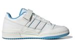 Кроссовки Adidas Forum Low Cloud White Semi Blue Burst, голубой - фото 2