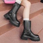 Ботинки Martin Boot женские Momgog, коричневый - фото 12