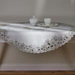 Скатерть home&you белый диаметр: 80 см - фото 2