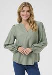 Блуза Kaffe, зеленый - фото