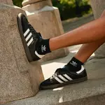 Кроссовки Adidas Samba OG Athletic, черный/белый - фото 2