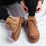 Мужские ботинки Cahhrrn X Martin Boot Men Beige Weishibangwei - фото 8