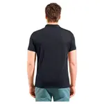 Поло с коротким рукавом Odlo Ascent Natural, черный - фото 2