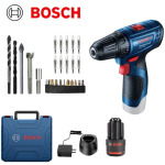 Дрель электрическая Bosch GSR 120-Li + насадки, аккумулятор, зарядное устройство - фото 2