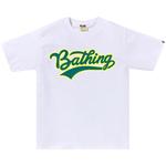 Футболка BAPE Varsity Baseball Logo Tee, White - фото