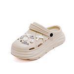 Сабо женские TAFN, Khaki - фото