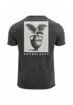 Футболка Neverless VINTAGE BACK VASE ANTIK PALMWEDEL, Schwarz/Anthracite - фото 5