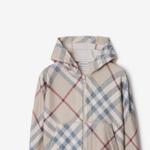 Свитер детский Burberry, светло-серый / синий - фото 5