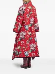Пальто с цветочным принтом La DoubleJ, красный - фото 3