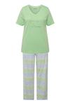 Пижама Ulla Popken, светло-зеленый - фото