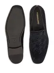 Бархатные лоферы Ferragamo, черный - фото 4