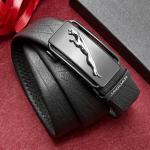 JAGUAR Кожаный ремень мужской, Black - фото 6