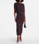 Туфли-лодочки Elsa 100 из кожи Paris Texas, Grey - фото 3