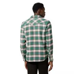 Рубашка с длинным рукавом Wrangler Western Regular Fit, зеленый - фото 2