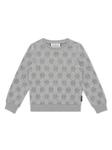 Толстовка Philipp Plein Junior с монограммой, серый - фото