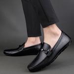 Devanro Мокасины мужские черные, цвет Black - фото 2