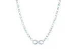 TIFFANY & CO. Infinity Series 925 Sterling Silver колье для женщин - фото 3