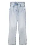 Брюки Button Pantaloni Patrizia Pepe, синий - фото