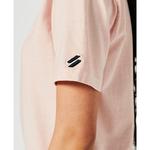 Футболка Superdry Code Cl Garment Dye Loose, розовый - фото 3