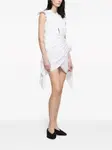Платье мини Calla Lily с драпировкой AZ FACTORY, белый - фото 2