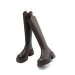 Женские сапоги DAPHNE высокие на платформе, бежевый - фото 8