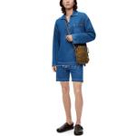 Джинсовые шорты мужские синие Loewe, синий - фото 2