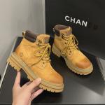 Мартин Бут 5см Женские Жёлтые GIGIRYO, Жёлтый Скрытый Каблук - фото 10