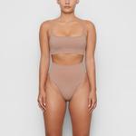 Стринги средней талии SKIMS Seamless Sculpt, цвет Sienna - фото 2