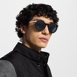 Солнцезащитные очки LV Rise Round Louis Vuitton, черный - фото 6