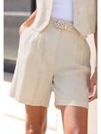 Тканевые шорты LASCANA, песочный - фото