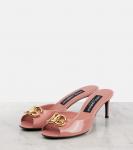 Кейра DG 60 лакированные мюли Dolce&Gabbana, Rosa - фото 4