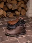 Circuit Plain Toe Chukka Ботинки - мужские Nunn Bush, Brown - фото 10