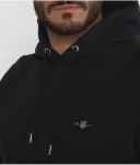 Толстовка regular fit Gant, черный - фото 4