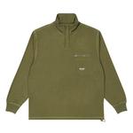 Толстовка Palace 1/4 Zip 380 Funnel Neck, Olive - фото