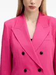 Двубортный пиджак HUGO, розовый - фото 3