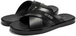 Сандалии GUESS mens Banlin, Black 001 - фото 2