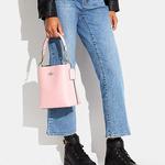 COACH Сумка-ведро из кожи коровы Молли - фото 7