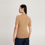 Трикотажная футболка Tommy Hilfiger, светло-голубая с белыми полосками - фото 5