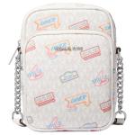 MICHAEL KORS Сумка кросс-боди Jet Set Coated Canvas Medium женская белая - фото