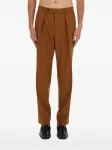 Брюки с защипами Boss, коричневый - фото 2