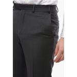 Брюки средней посадки из натуральной шерсти Corneliani, Gray - фото 3