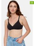 Бюстгальтер без косточек Nur Die, черный - фото