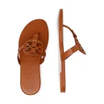 Кожаные шлепанцы Miller Tory Burch, коричневый - фото 3