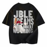 Футболка унисекс JINBEILE, черный - фото